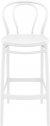 Стул пластиковый барный Siesta Contract Victor Bar 75 стеклопластик белый Фото 8