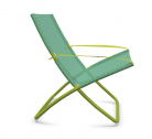 Кресло-шезлонг металлическое EMU Snooze сталь, emu-tex зеленый, мятный Фото 6