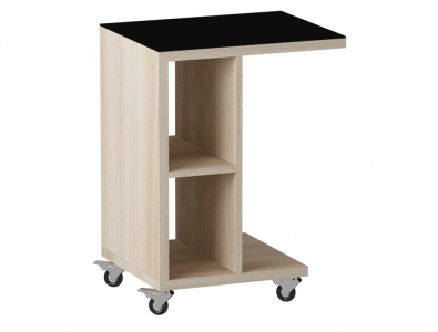Стол журнальный IM-Design Leset ЛДСП, стекло Фото 1