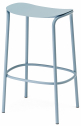 Табурет металлический полубарный Scab Design Trick сталь голубой Фото 1