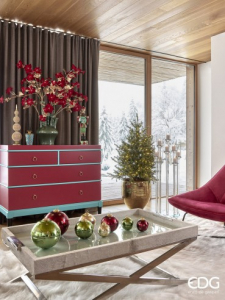 Фигура Солдат со снежным шаром и подсветкой EDG Decor разноцветный Фото 2