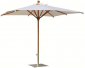 Зонт профессиональный 3х3 м Scolaro Palladio Standard дерево ироко, акрил натуральный, слоновая кость Фото 5