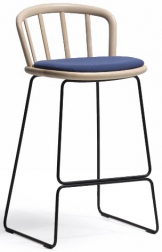 Стул полубарный с обивкой-thumbs-Фото1