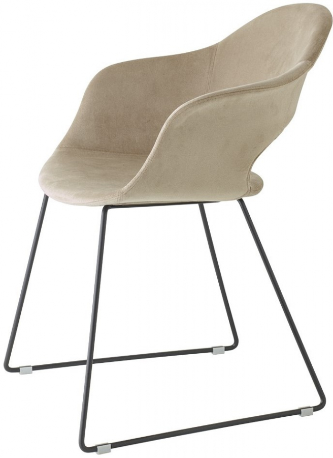 Кресло с обивкой Lady B Pop sledge frame
