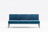 Диван трехместный PEDRALI Social сталь, алюминий, ткань Фото 5