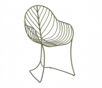 Кресло металлическое Royal Botania Folia сталь Фото 15