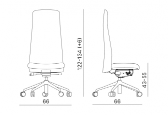 Кресло офисное на колесах-thumbs-Фото3