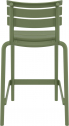 Стул пластиковый полубарный Siesta Contract Helen Bar 65 стеклопластик оливковый Фото 6