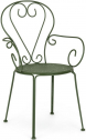 Кресло металлическое Garden Relax Etienne сталь зеленый Фото 1