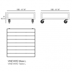 Столик деревянный кофейный на колесах-thumbs-Фото3