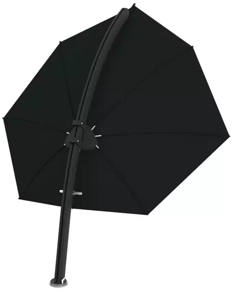 Зонт дизайнерский телескопический 3х3 м Icarus UX Full Black