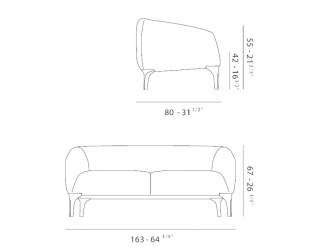 Диван двухместный мягкий-thumbs-Фото3