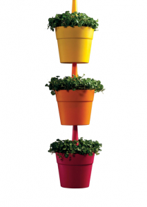 Набор пластиковых кашпо Rainbow Planter Set 3 Keter Rainbow Planter Set 3 полипропилен радуга Фото 1