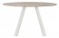 Стол круглый PEDRALI Arki-Table Outdoor сталь, алюминий, компакт-ламинат HPL бежевый, бежевый мрамор Фото 1