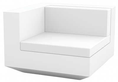 Модуль правый с подушкой Vondom Vela Basic  полиэтилен, ткань Фото 1