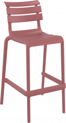 Стул пластиковый барный Helen Bar 75