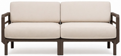 Диван пластиковый с подушками Nardi Maximo 2 стеклопластик, Sunbrella терра, жемчуг Фото 7