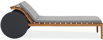 Шезлонг деревянный с матрасом-thumbs-Фото1