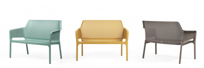 Диван пластиковый Nardi Net Bench стеклопластик тортора Фото 10