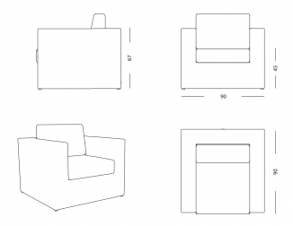 Кресло плетеное с подушкой-thumbs-Фото3