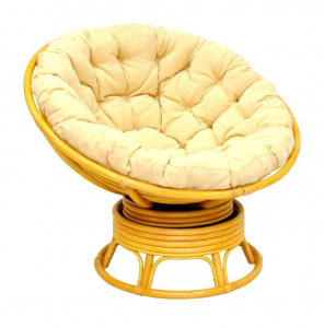 Кресло механическое Ecodesign Papasan натуральный ротанг мед Фото 1