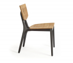 Стул деревянный OASIQ Diuna алюминий, тик Фото 4