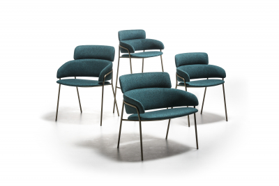 Кресло барное с обивкой Arrmet Strike ST сталь, ткань Фото 10