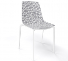 Стул пластиковый Gaber Alhambra TP технополимер белый, серый Фото 1