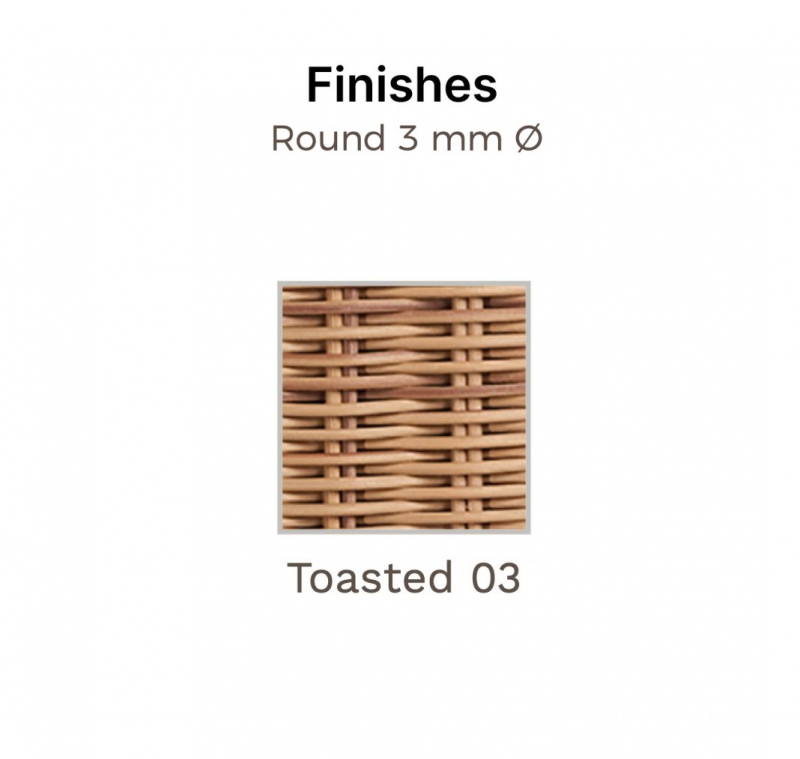 Стол плетеный обеденный Alga Dining Table 90
