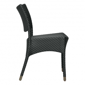 Стул плетеный JANUS et Cie Amari алюминий, искусственный ротанг лавовый Фото 3
