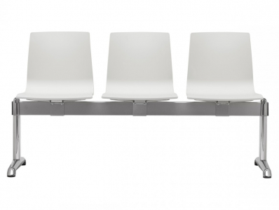 Система с тремя сиденьями Scab Design Alice Bench сталь, алюминий, технополимер лен Фото 1