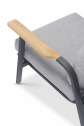 Комплект лаунж мебели BraFab Malmo 4 алюминий, тик, ткань антрацит, серый Фото 10