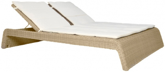 Лаунж-лежак плетеный с матрасом-thumbs-Фото1