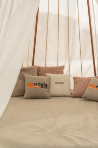 Лаунж-диван с балдахином Rever Planet сталь, фанера мультистрато, ткань Фото 24