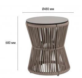 Столик кофейный плетеный-thumbs-Фото3