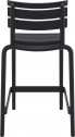 Стул пластиковый полубарный Siesta Contract Helen Bar 65 стеклопластик черный Фото 6