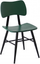 Стул деревянный Fenny Day 741 сталь, фанера дуба черный, зеленый Фото 4