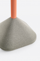 Подстолье металлическое PEDRALI Concrete бетон, сталь серый, оранжевый Фото 6
