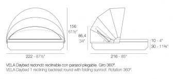 Лаунж-лежак с козырьком-thumbs-Фото3