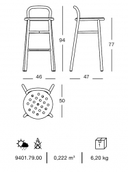 Стул барный металлический-thumbs-Фото3