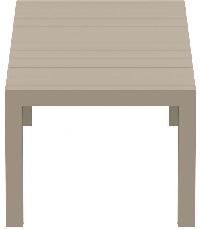Стол пластиковый раздвижной Vegas Table Medium, бежевый, 1800-2200х1000х750 мм