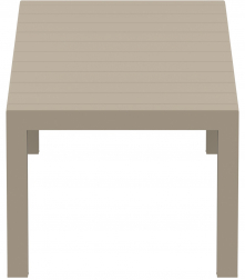 Стол пластиковый раздвижной Vegas Table Medium, бежевый, 1800-2200х1000х750 мм