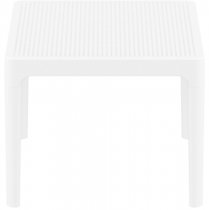 Столик пластиковый журнальный Siesta Contract Sky Side Table пластик белый Фото 5