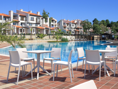 Стол пластиковый Siesta Contract Sky Table 70 сталь, пластик белый Фото 10