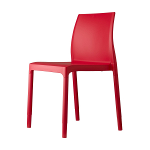 Стул пластиковый Scab Design Chloe Trend Chair Mon Amour алюминий, технополимер красный Фото 3