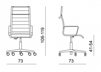Кресло офисное на колесах-thumbs-Фото3