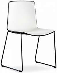 Стул пластиковый на полозьях-thumbs-Фото1