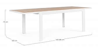 Стол металлический обеденный раздвижной-thumbs-Фото3