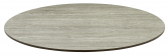 Столешница круглая Scab Design Compact Laminate для подстолья Nemo, Domino, Tiffany, Cross компакт-ламинат HPL состаренный серый дуб Фото 1