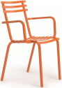 Кресло металлическое Ethimo Flower сталь оранжевый Фото 1